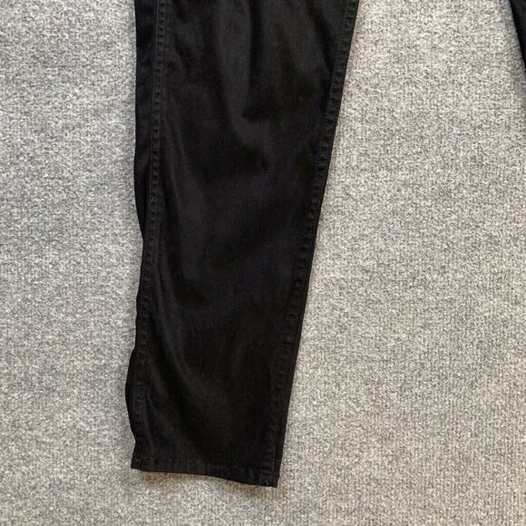 Adriano Goldschmied Pants Womens 31 Black The Slim Cargo Utility Cotton Blend AG - Picture 3 of 16